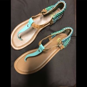 Gianni Bini multi color sandals